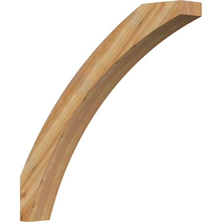 Ekena Millwork 6"W x 42"D x 42"H Thorton Rough Sawn Knee Brace, Western Red Cedar BRC06X42X42THR00RWR